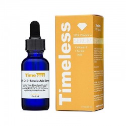 PielTIEMPO - 20% vitamina C / E / ácido ferulico - antioxidante / blanqueador cara suero - antirruga - 30 ml