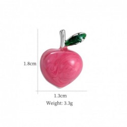 BrochesPink apple brooches - rhodium plated / champagne gold