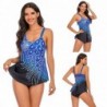 Baño y ropaBathing swimsuit - peacock feather print - two piece