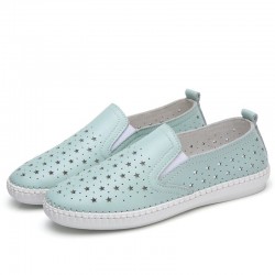 BotasCasual loafers - slip on - with star holes