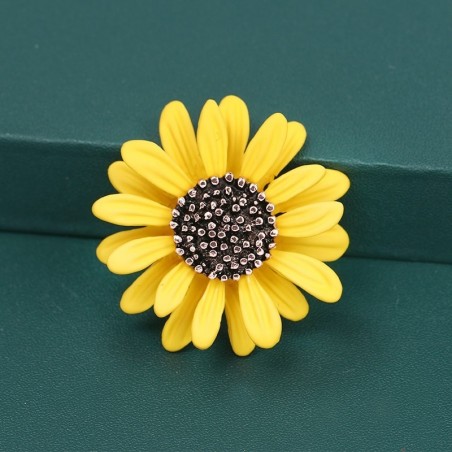 BrochesSunflower - metal brooch