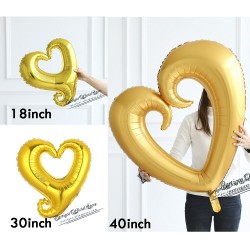 GlobosGiant heart shaped - balloon - 18 / 30 / 40 inch