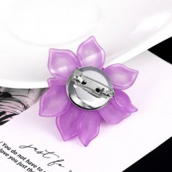 BrochesElegant flower - crystal brooch
