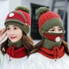 Mascarillas bucales2 in 1 - knitted beanie / mask - warm protective gear