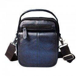 BolsosLeather shoulder bag / satchel - with strap / front pocket