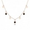CollarGold necklace - with round charm decorations