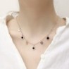 CollarGold necklace - with round charm decorations