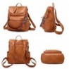MochilasLeather backpack - with multicolored strap