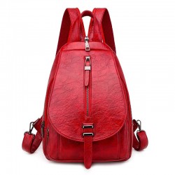 MochilasSnakeskin backpack - with hand strap / front zipper