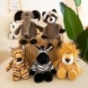 Animal shaped plush toys - elephant / tiger / fox / raccoon / monkeyCuddly toys