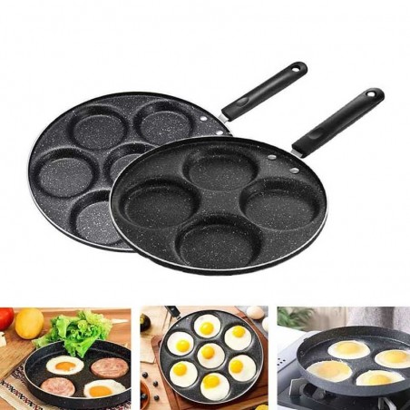 Cocina4 / 7 hole frying pan - non-stick - eggs - pancakes