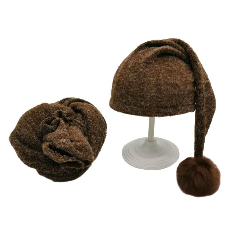 Gorras y sombrerosGorro de dormir para recién nacidos - con envoltura - accesorios de fotografía para bebés