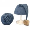 Gorras y sombrerosGorro de dormir para recién nacidos - con envoltura - accesorios de fotografía para bebés