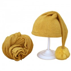 Gorras y sombrerosGorro de dormir para recién nacidos - con envoltura - accesorios de fotografía para bebés
