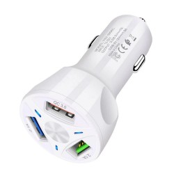 Car phone charger - quick charge 3.0 - 18W - with 2 - 3 - 4 USB portsInterior accessories