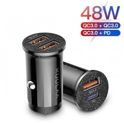 Mini - USB car phone charger - quick charge QC3.0 / PD 3.0 - type-CInterior accessories