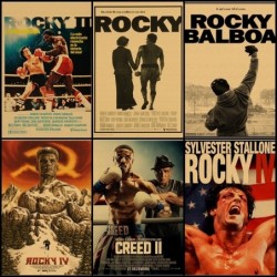 Rocky Balboa / Creed - boxing movie - paper wall poster - sign - 42 * 30cm