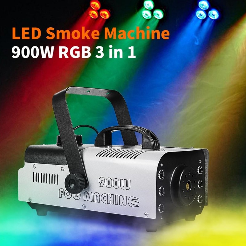 Festive & Party900W - máquina de humo con LED - inalámbrica - con mando a distancia Festive & Party900W - máquina de humo con LED - inalámbrica - con mando a distancia