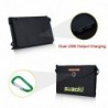 CargadoresPanel solar - cargador de batería - plegable - impermeable - dual 5V/2.1A USB - 25W