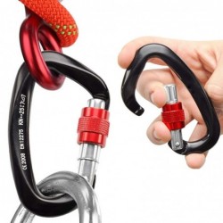 25KN carabiner - with screw lock buckle - for hiking / rock climbing / campingSurvival tools