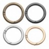 Spring O-ring buckle - round push trigger - hook - carabiner - 19mm - 25mm - 32mm - 38mmKeyrings