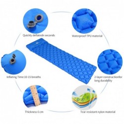 Inflatable sleeping mattress - with bag - for hiking / campingSurvival tools