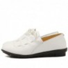 Soft flat shoes - with laces - pleated leatherShoes