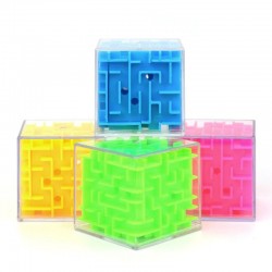 3D maze magic cube - transparent - six-sided puzzle cube - educational toyEducational