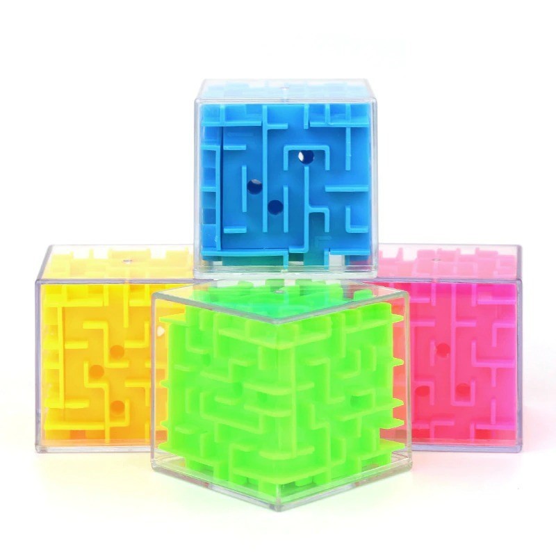 Educativo3D maze magic cube - transparent - educational toys