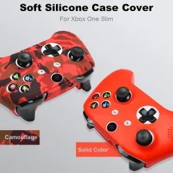 ControladorSilicone protective case cover - Xbox One - slim controller - with 2 grip caps