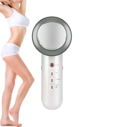 3 in 1 - ultrasonic body massager - slimming - fat burning - with gel - EMSMassage