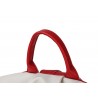 MochilasLeather backpack - anti-theft - with multiple pockets / zippers / hand straps