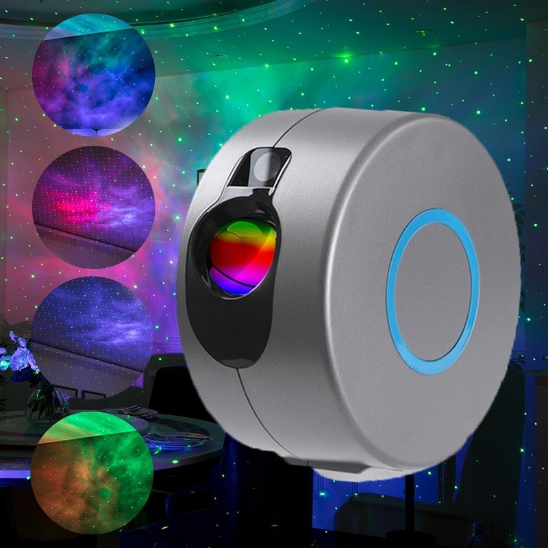 Iluminación de escenarios y eventosProyector láser LED - luz de escenario - con control remoto - cielo estrellado / galaxia /...