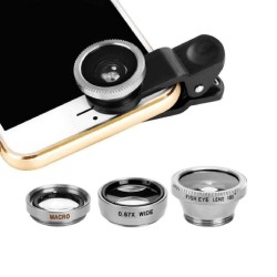 Lentes & filtrosFisheye lens camera kit - 3 - in - 1 -  - with clip - 0.67 - all cell phones