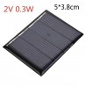 Paneles solaresSolar panel charger system - 2V 5V 6V 12V - mini - for battery cell phone