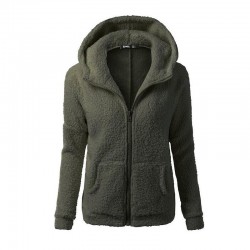 Hoodies & JerséisChaqueta con capucha suave con cremallera