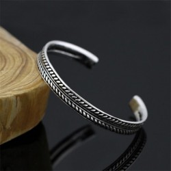 PulserasLeaf pattern - stainless steel bracelet