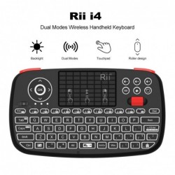 TecladosRii i4 mini wireless keyboard - Bluetooth - English / Russian / Spanish / French / Hebrew