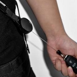 llaveroWire rope keychain - 80cm - anti-theft / camping