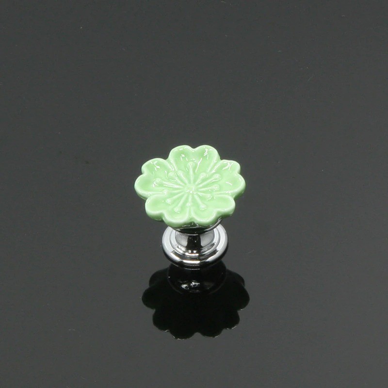 MueblesOrchid shaped knobs - ceramic - cabinets / cupboards / handles