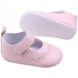 ZapatosLeather shoes - with flower design - newborns / babies