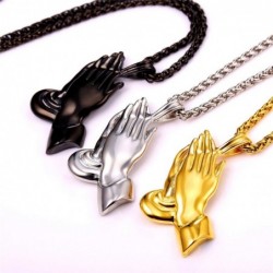 CollarNecklace - praying hands - unisex - giftR - 22 Inch