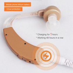 AudifonoRechargable hearing aid - invisible - USB -