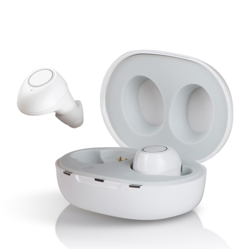 AudifonoAparato auditivo invisible - USB recargable - con caja de carga
