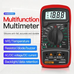 MultimetrosANENG AN8205C multimeter - digital - portable - backlight