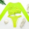 Baño y ropaSwimwear for women 2021 - long sleeve  - three piece sets - neon colors