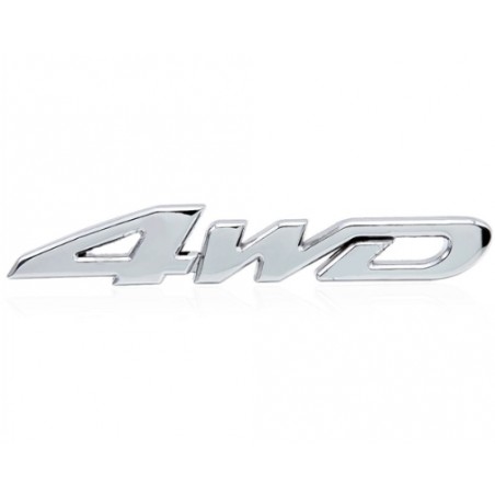 PegatinasAdhesivo de coche cromado 4WD