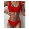 Sexy bikini set - ribbed - with push upBeachwear