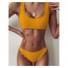Sexy bikini set - ribbed - with push upBeachwear