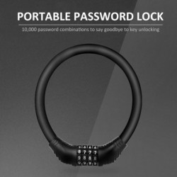 Partes de motosDigital motercycle lock - anti theft - anti cutting - steel with password code